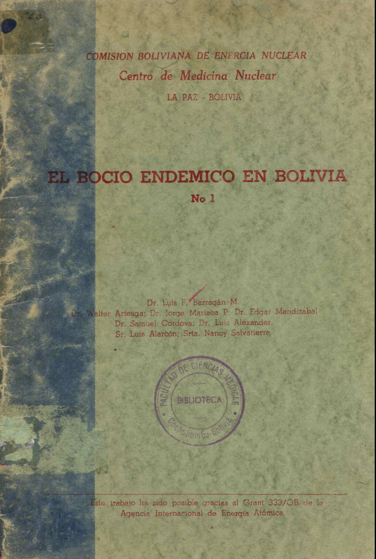 El bocio endemico en bolivia