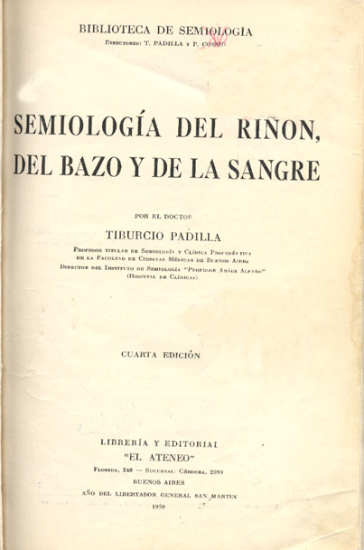 Semilogia del riñon del bazo y de la sangre