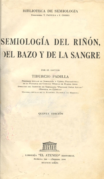 Semilogia del riñon del bazo y de la sangre