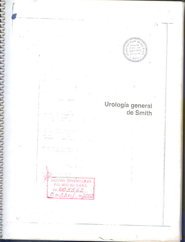 Urologia general de Smith
      <i>es</i>