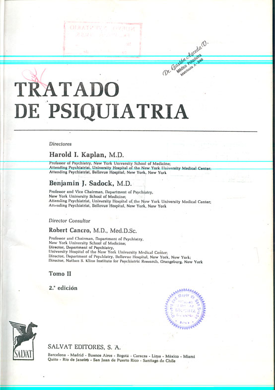 Tratado de Psiquiatria