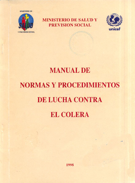 Manual de normas y procedimientos de lucha contra el colera