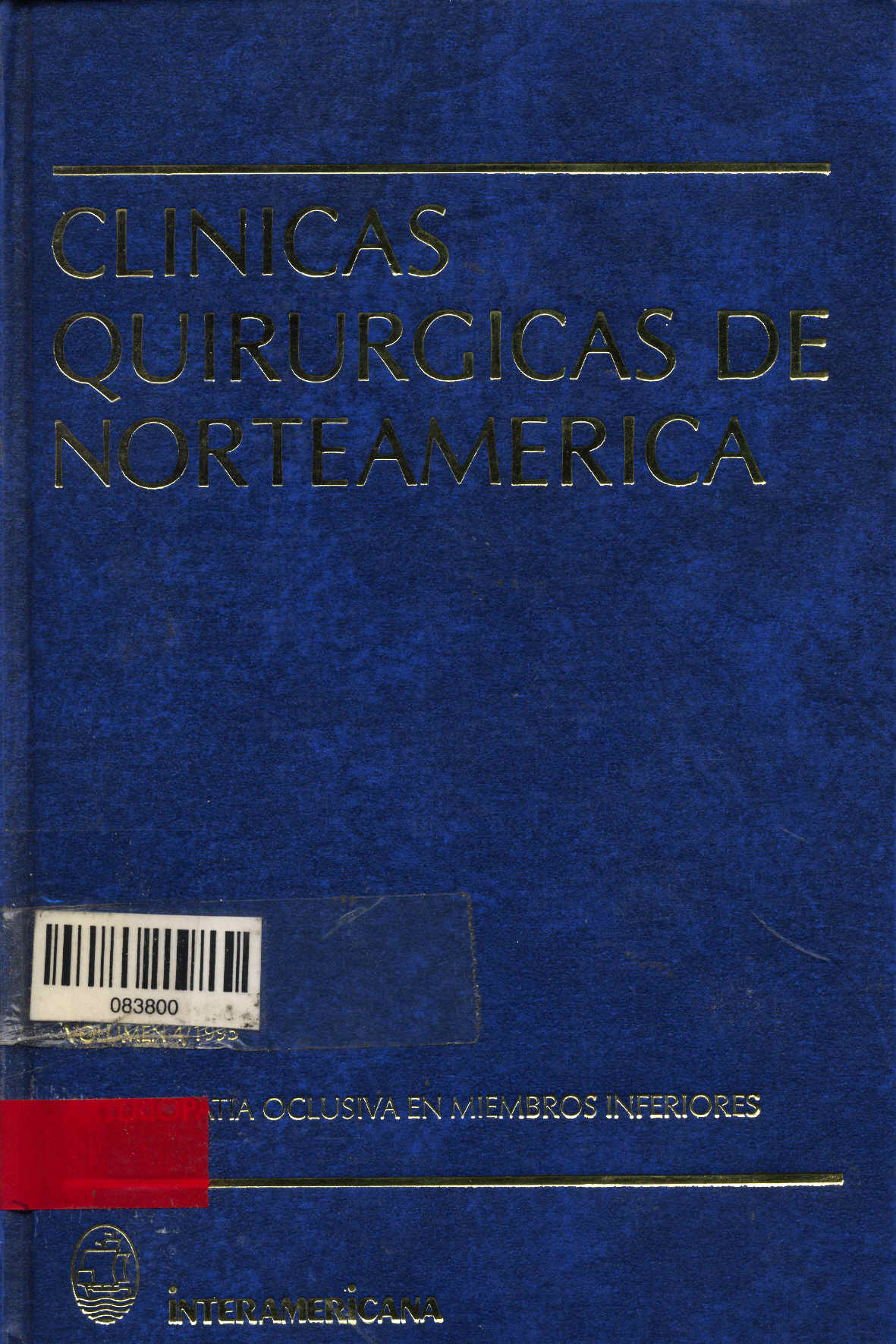Clinicas quirúrgicas de norteamerica: Arteriopatia oclusiva en miembros inferiores