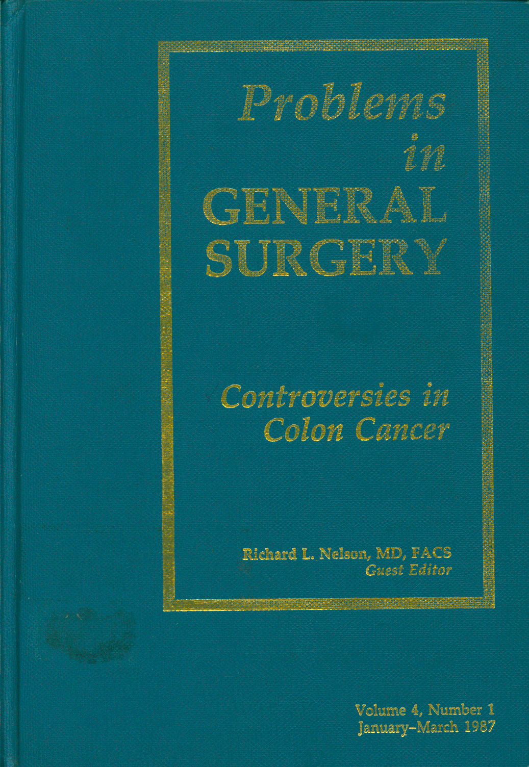 Controversies in colon cancer: Problems in general surgery