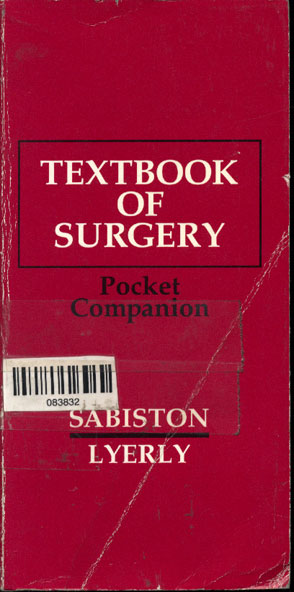 Textbook of surgery