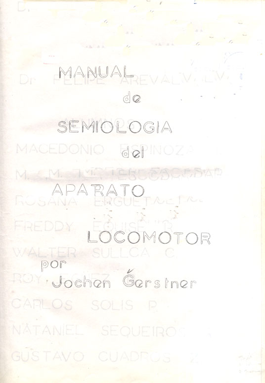 Manual de semiologia del aparato locomotor