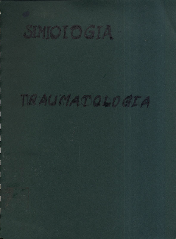 Manual de semiologia, traumatologica