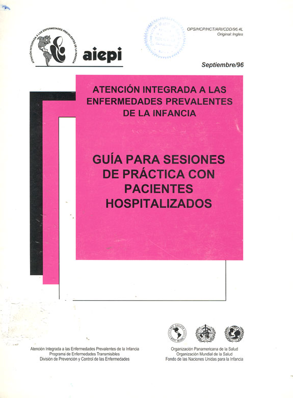 Guia para sesiones de practica con pacientes hospitalizados