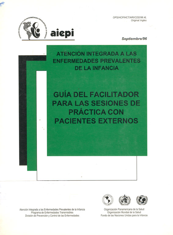 Guia del facilitador para las sesiones de practica con pacientes externos