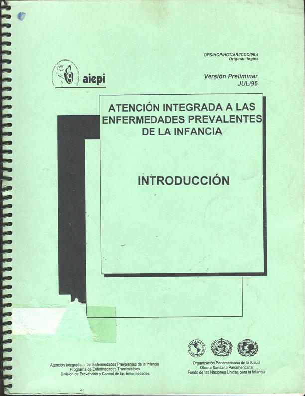 Atención integrada a las enfermedades prevalentes de la infancia Introducción
      <i>es</i>