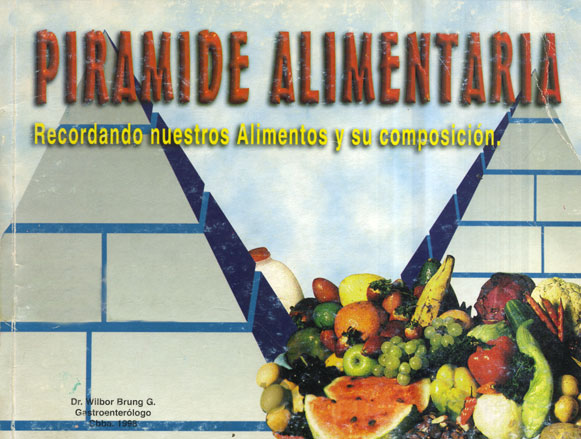 Pirámide  alimentaria recordando nuestros alimentos y su composición