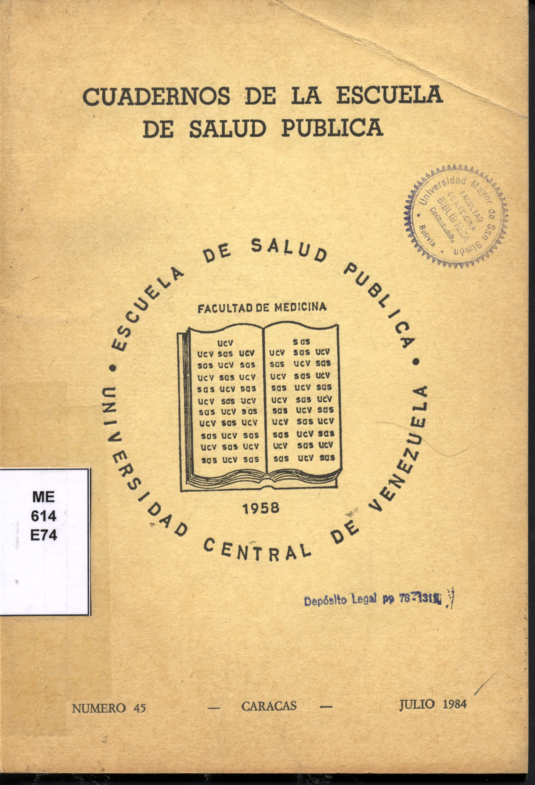 Cuadernos de la escuela de salud publica