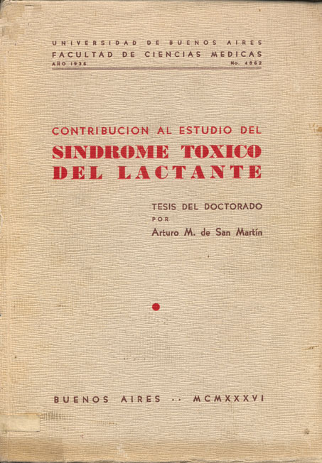 Contribución al estudio sindrome toxico del lactante