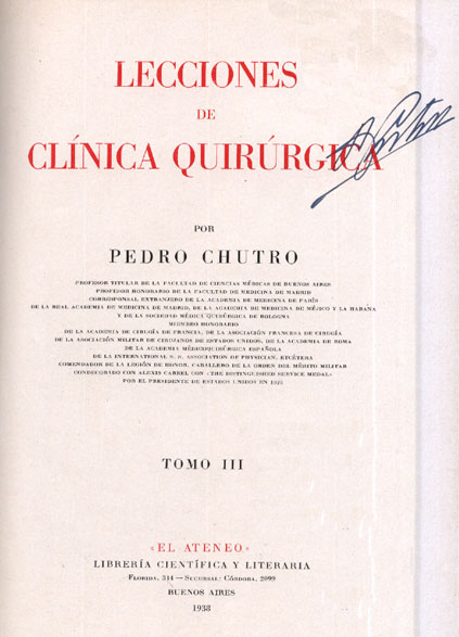 Lecciones de clinica quirurgica