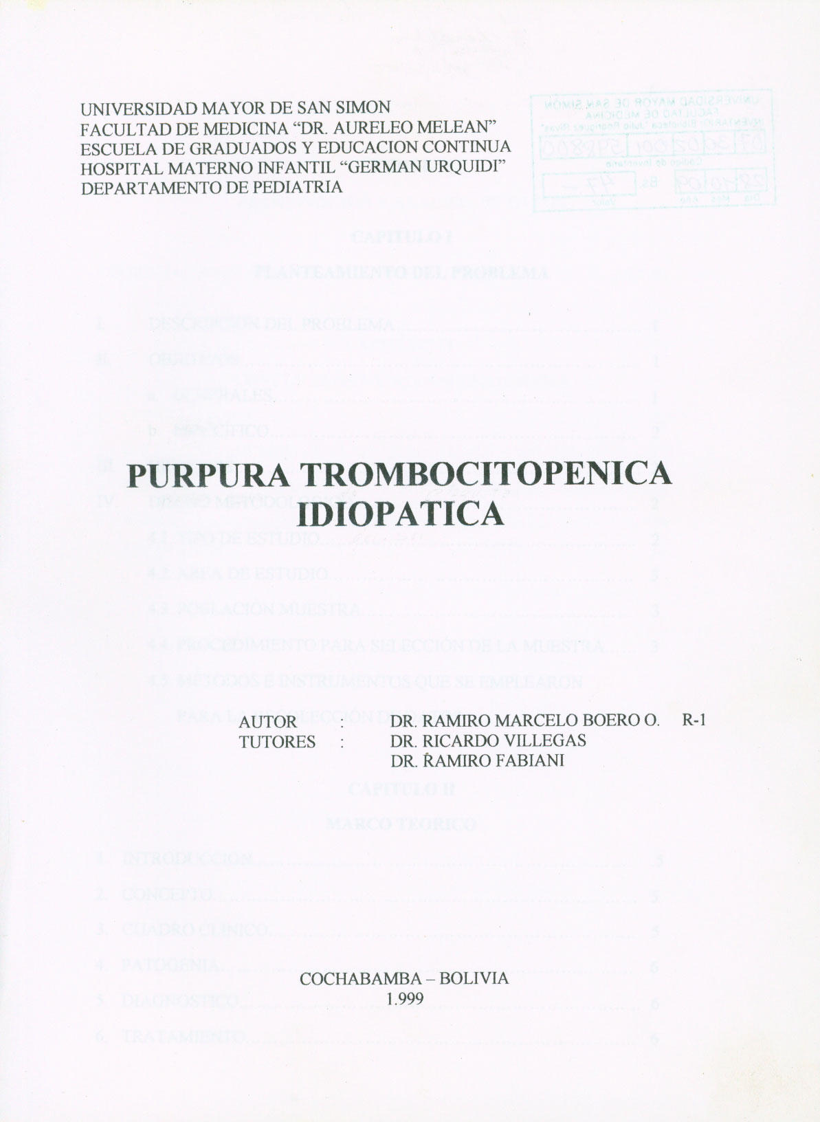 Purpura trombocitopenica idiopatica