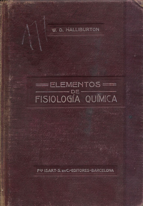 Elementos de fisiologia quimica