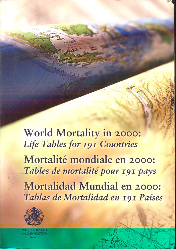 World mortality in 2000: Life tables for 191 countries