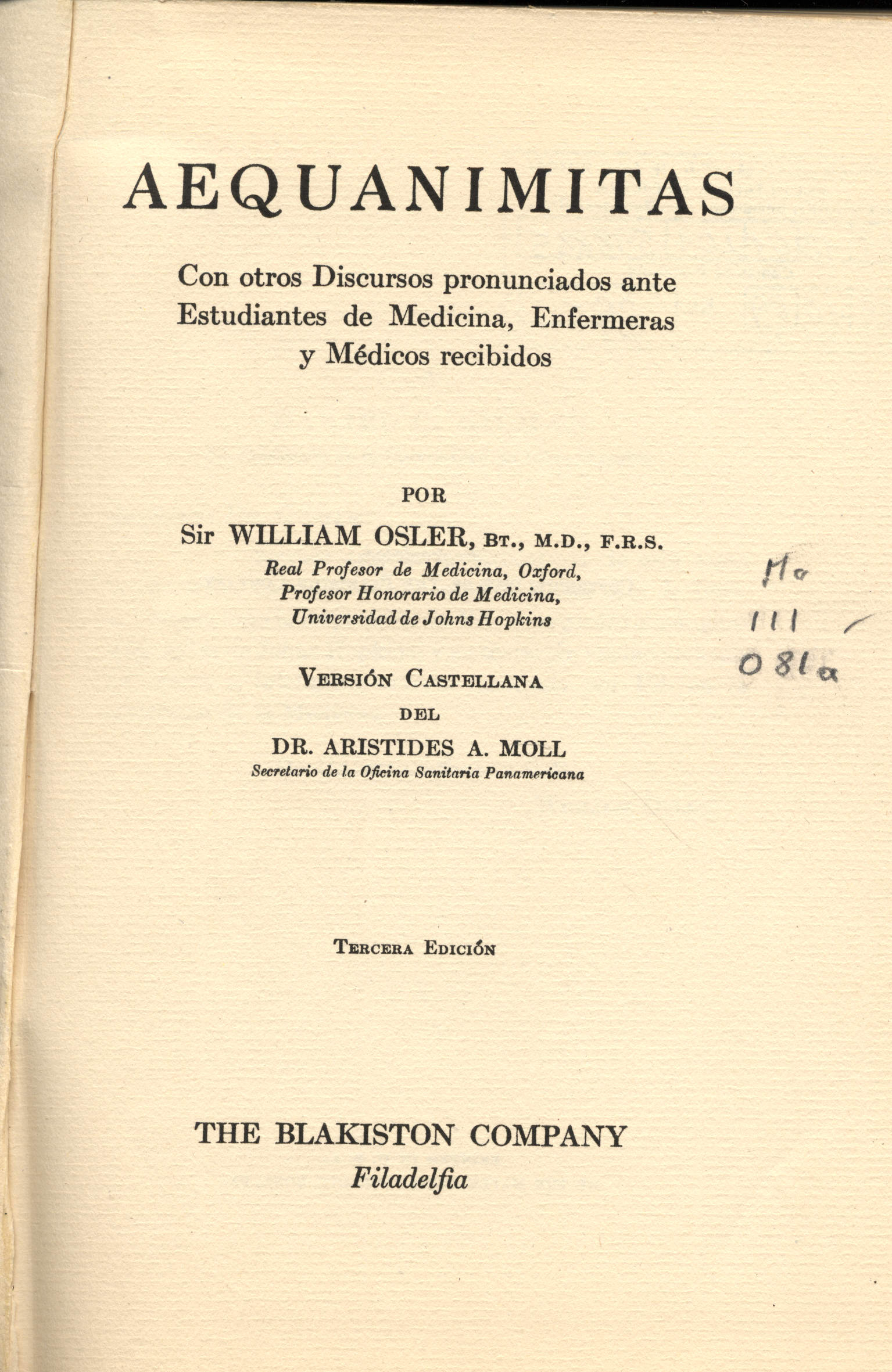 Aequanimitas