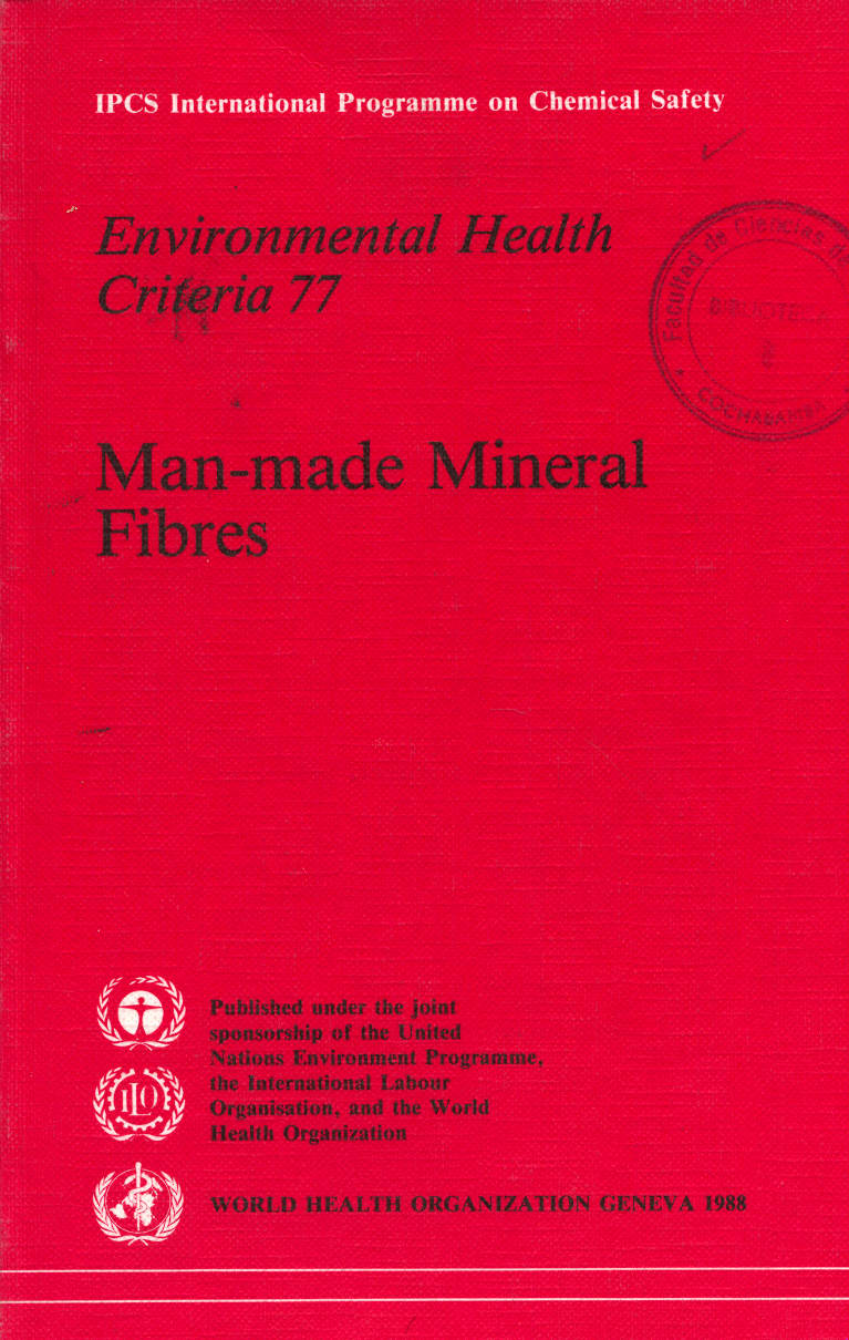 Man-made Mineral Fibres; Fibras minerales artificiales
      <i>es</i>