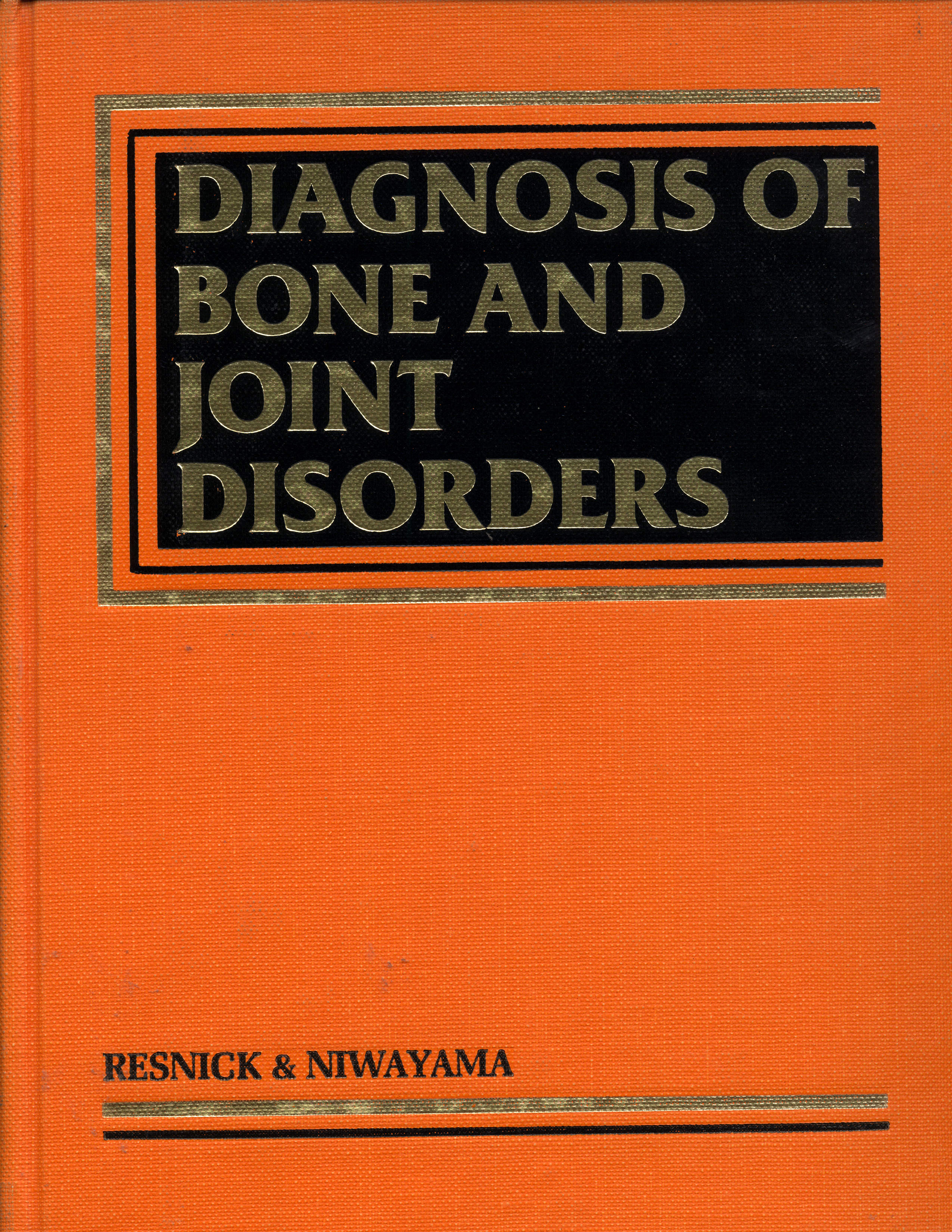 Diagnosis of bone and joint disorders