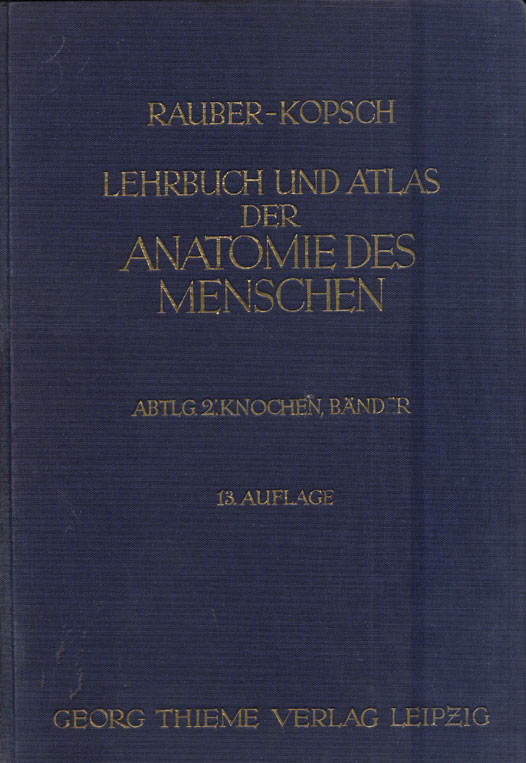 Lehrbuch und atlas der anatomie des menschen