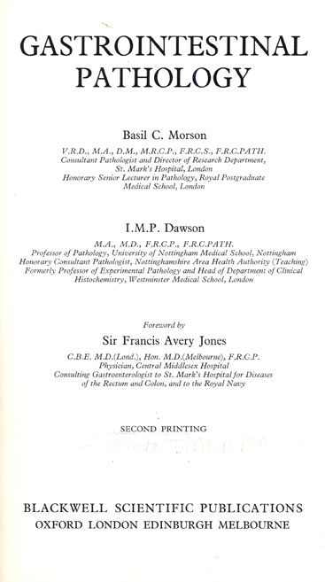 Gastrointestinal pathology