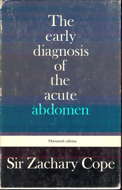 The early diagnosis of the acute abdomen