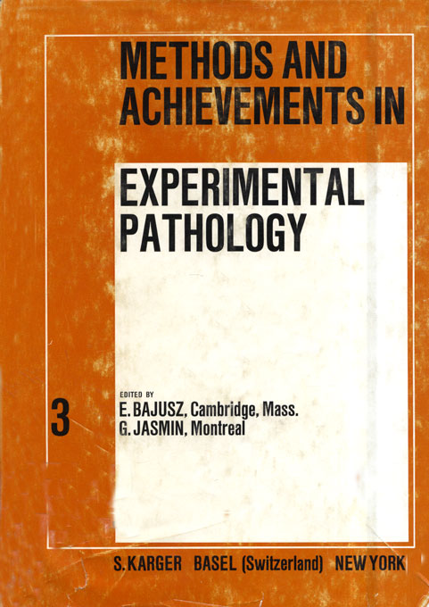 Methods and achievements in experimental pathology