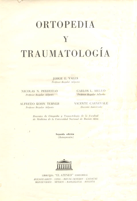 Ortopedia y traumatologia