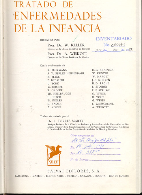 Tratado de Enfermedades de la Infancia