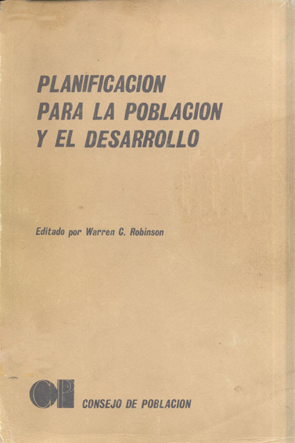 Planificación para la Población y el Desarrollo