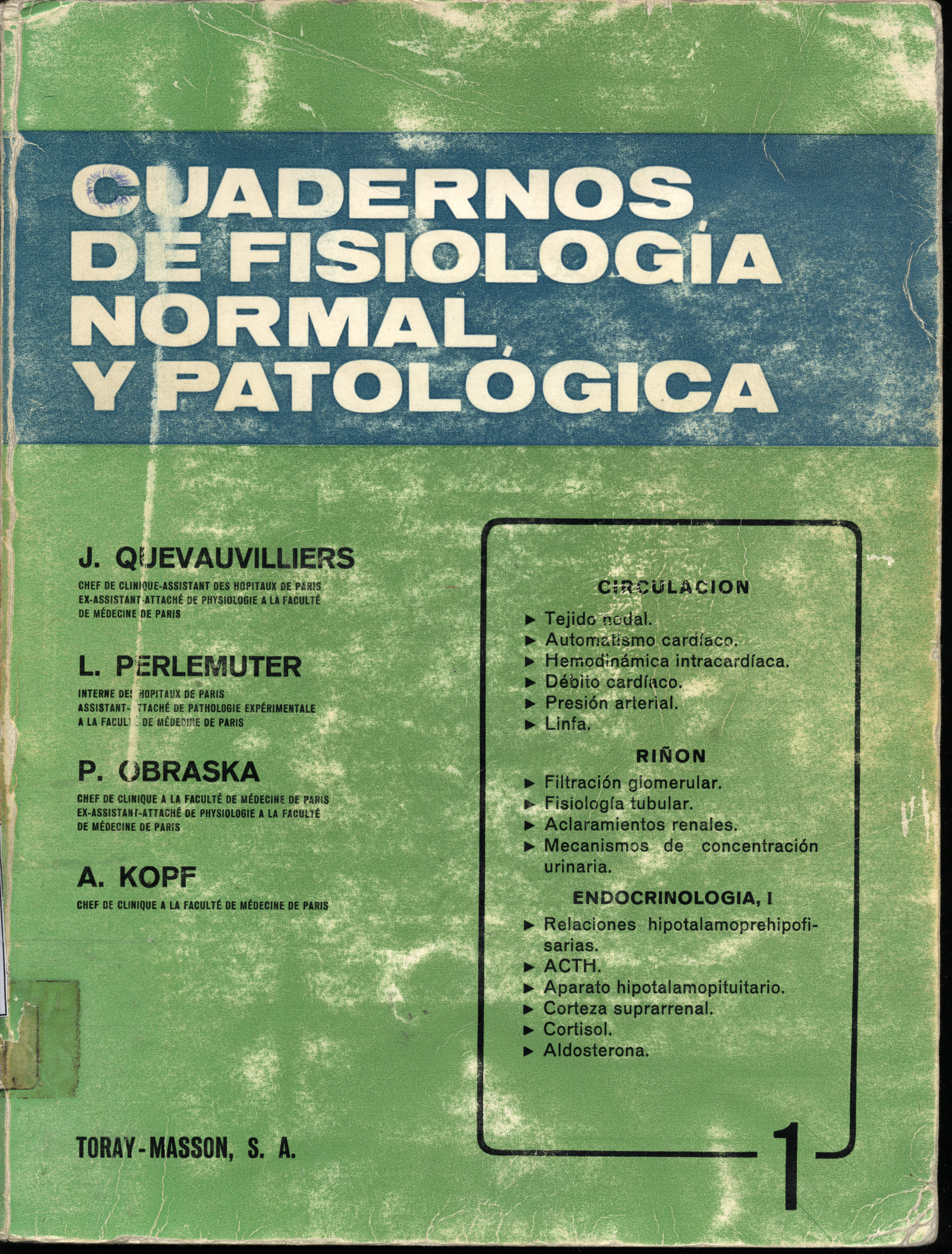 Cuadernos de fisiologia normal y patológica