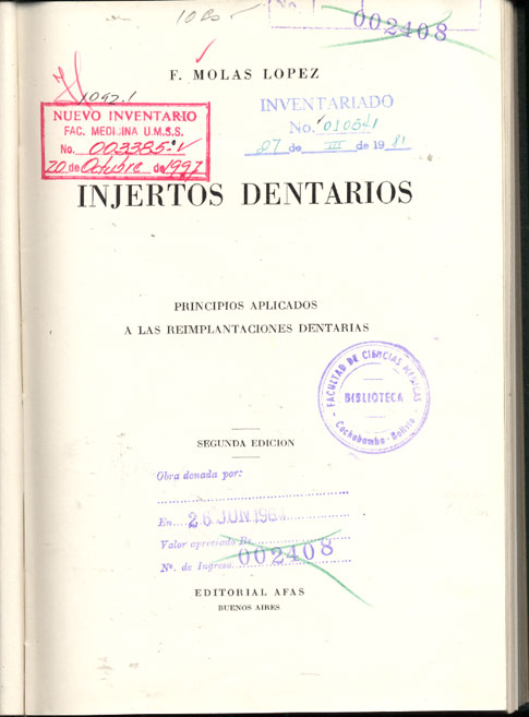 Injertos Dentarios: Principios Aplicados a las Reimplantaciones Dentarias