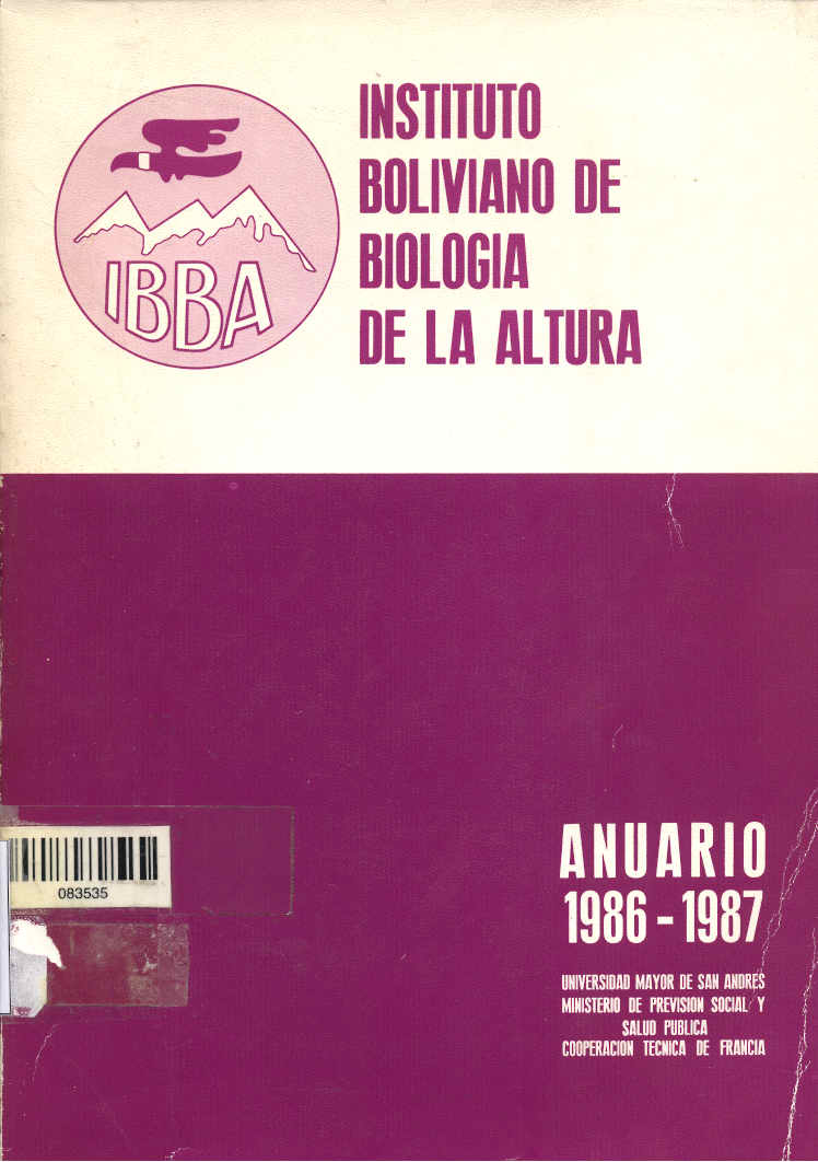 Anuario 1986 - 1987