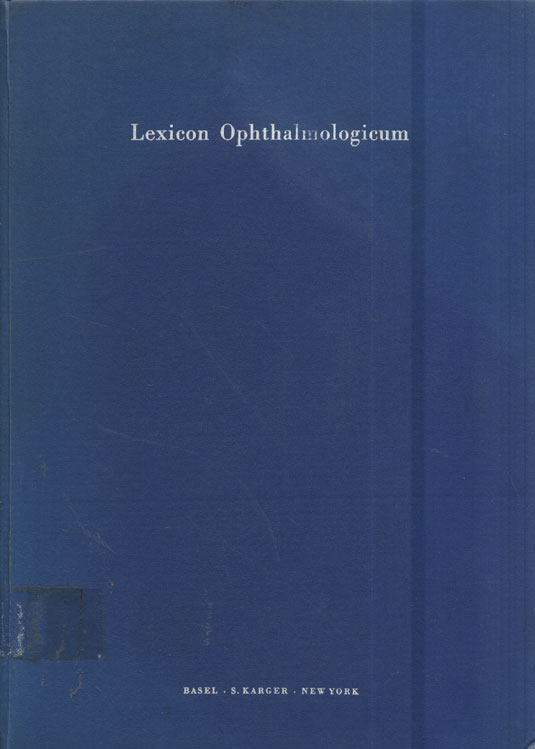 Lexicon Ophthalmologicum