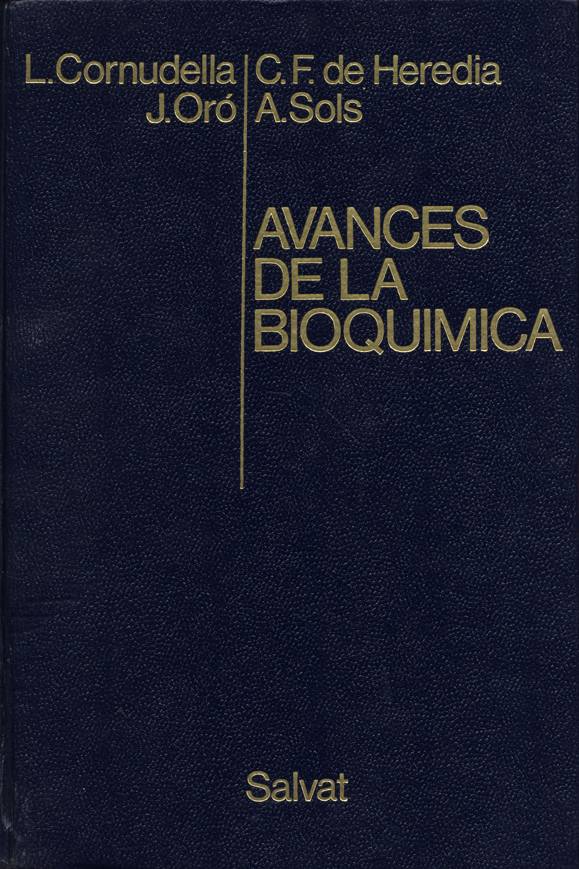 Avances de la Bioquimica