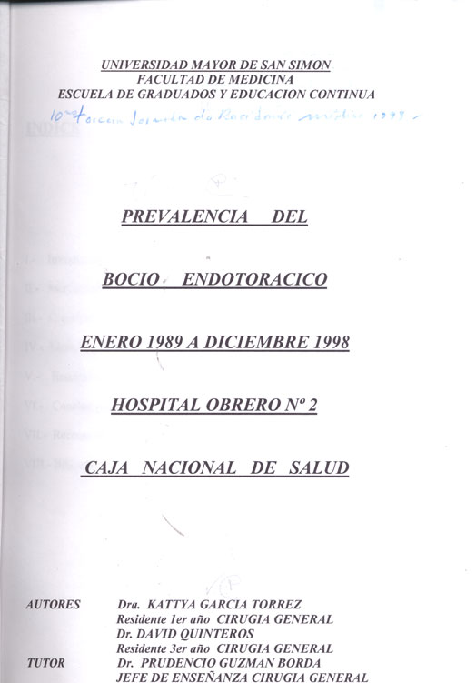 Medicina Interna - Cirugia - Neurocirugia - Infecciosas - Endocrinologia