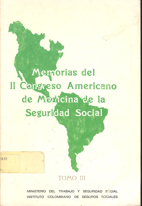 II Congreso Americano de Medicina de la Seguridad Social (21 a 27 de Junio de 1970)