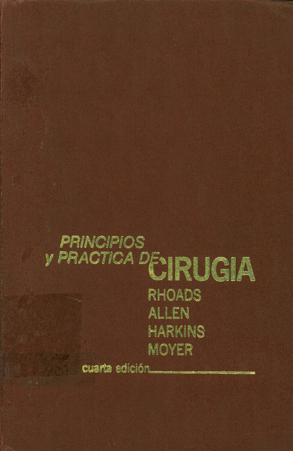 Principios y Practicas de Cirugia