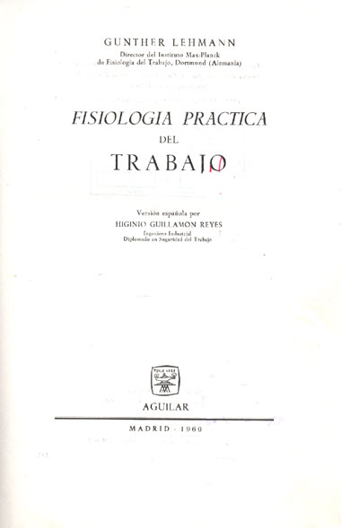 Fisiologia Practica del Trabajo