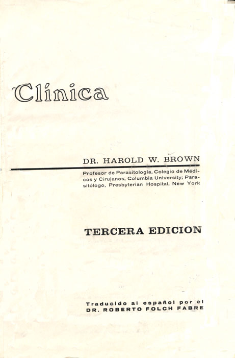 Parasitologia Clinica