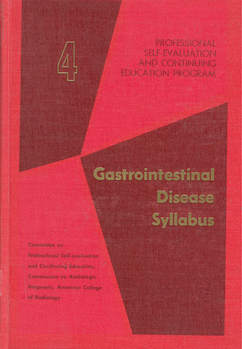Gastrointestinal tract disease syllabus