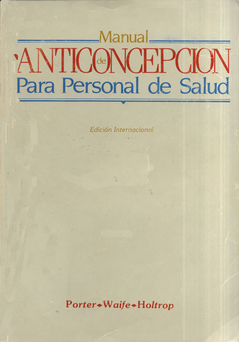 Manual de Anticoncepcion para Personal de salud