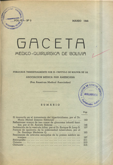 Medico - Quirurgica de Bolivia