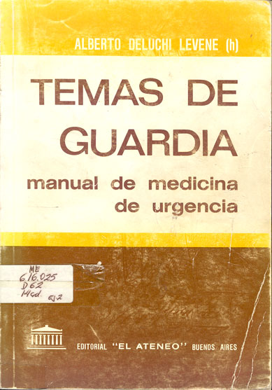 Temas de guardia: Manual de Medicina de urgencia
      <i>es</i>
