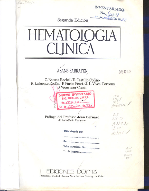 Hematologia Clinica
