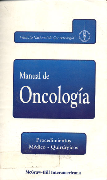 Manual de oncologia