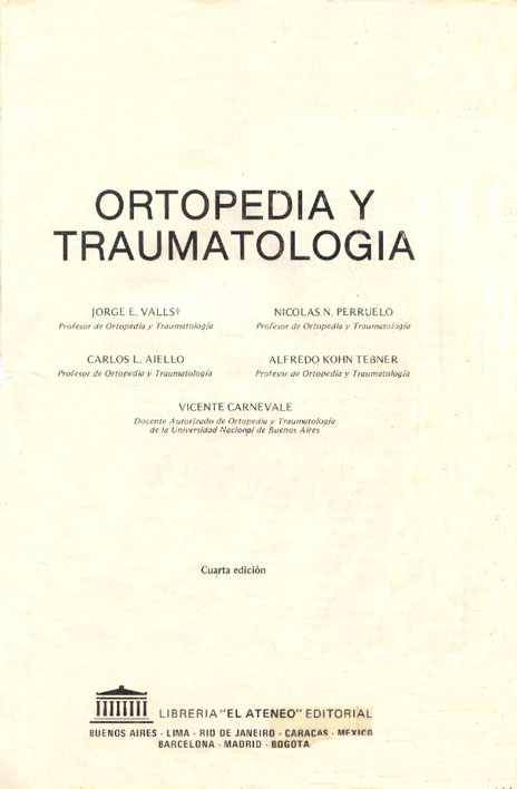Ortopedia y traumatología