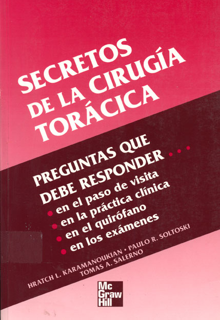 Secretos de la cirugia toracica