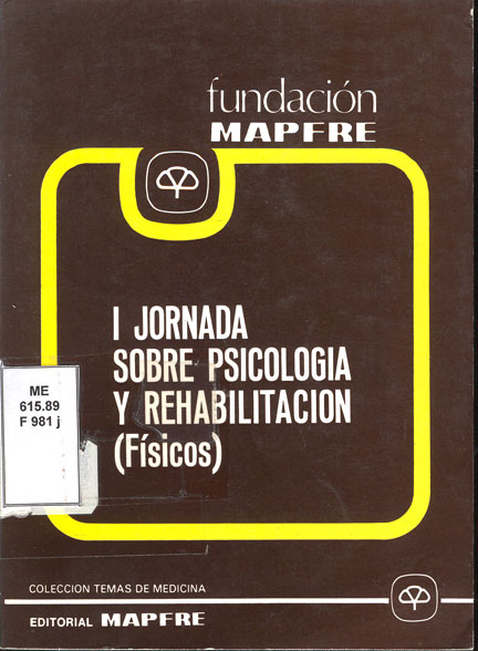 I Jornada sobre psicologia y rehabilitación (fisicos)